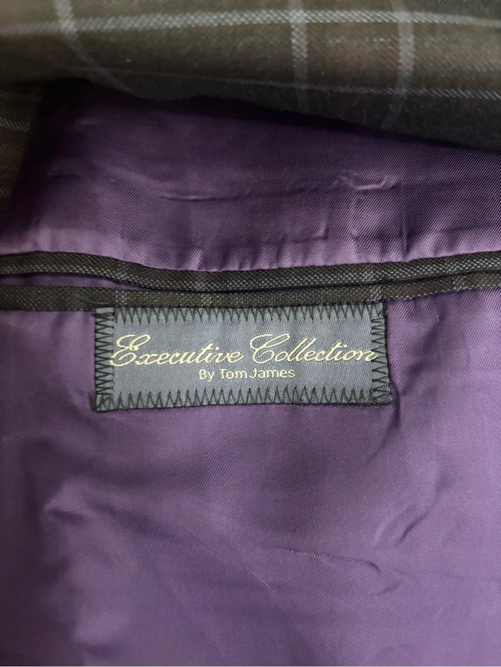 Tom James Executive Collection Bespoke Sport Jacket, 48R *see measurements*